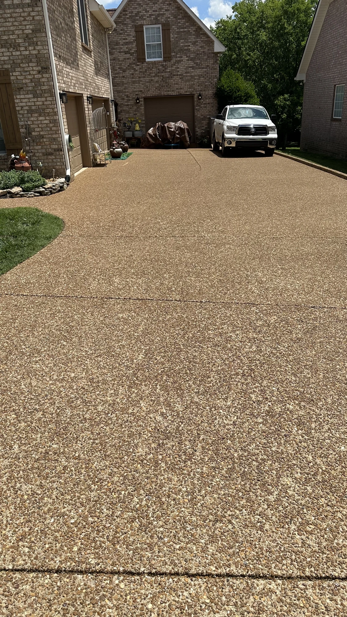 After — Driveway wash